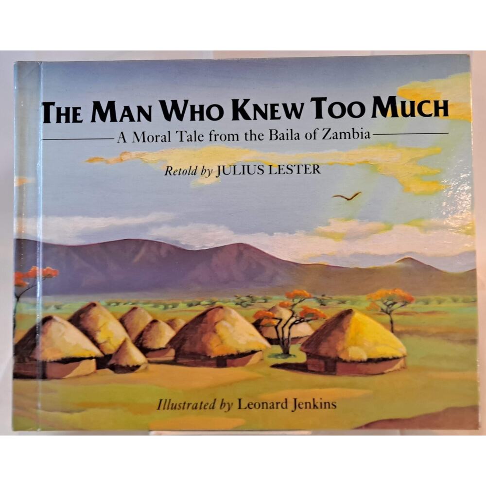 The Man Who Knew Too Much, Retold by Julius Lester (1st Edition Hardcover no DJ)